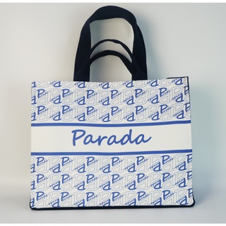 Parada กระเป๋า ผ้าแคนวาส สกรีนParada ด้านในมีช่องใส่ของ รับน้ำหนักได้เยอะ มีสแนปติดตรงกลาง รุ่น CV9924F