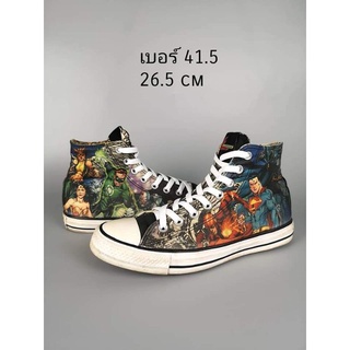 รองเท้า converse ลายฮีโร่ ยังใหม่สวย