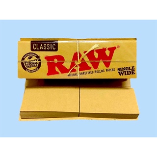 Raw Classic กระดาษม้วนพร้อมก้นกรoง connoisseur 70mm. - กระดาษม้วน50+กรoง50