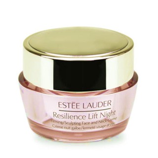 Estee Lauder Resilience Lift Night Firming/Sculpting Face and Neck Creme 15ml. (ขนาดพกพา)