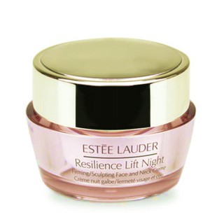 Estee Lauder Resilience Lift Night Firming/Sculpting Face and Neck Creme 15ml. (ขนาดพกพา)