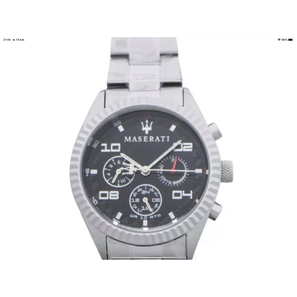 นาฬิกา MASERATI MEN'S R8853100012 COMPETIZIONE MULTIFUNCTION พร้อมกล่อง (ใหม่)