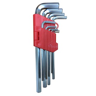 ประแจหกเหลี่ยม HACHI 9 ชิ้น/ชุด HEX KEY SET HACHI 9EA/SET