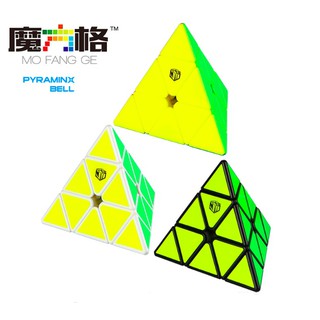 รูบิคสามเหลี่ยม Qiyi X-man Bell Magnetic Pyraminx (แม่เหล็ก) สีดำ