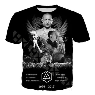 2020 3D Print Harajuku Style Rock Band Linkin Park Men Women Hip Hop Casual T Shirt erCW