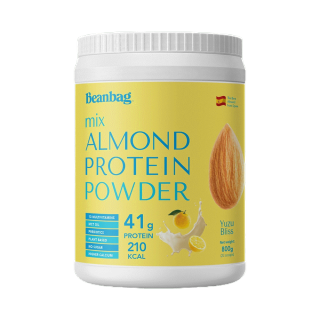 Beanbag Almond Protein Powder รส Yuzu Bliss 800g โปรตีนอัลมอนด์และโปรตีนพืชรวม 5 ชนิด รสยูซึบลิส ขนาด800กรัม