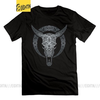 ใหม่ เสื้อยืดคอกลม แขนสั้น ผ้าฝ้าย 100% พิมพ์ลาย Eightin Jotunheimr Vikings Valhalla Odin สไตล์วินเทจ สําหรับผู้ชายS-5XL