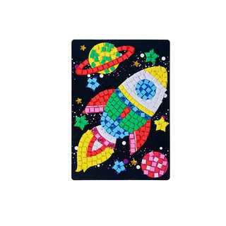 ของเล่นเสริมพัฒนาการเด็ก  crafToy Mosaic Art Rocket