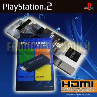 Ps2 อุปกรณ์แปลงสัญญาณภาพ HDMI PlayStation2 (PS2) to HDMI SET UP to 1080P