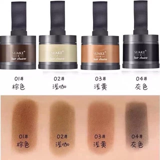 SUAKE 014 แป้งปิดเหม่ง ปิดผมบาง ปิดผมร่วง ปิดผมขาว เพิ่มผมหนา เขียนคิ้ว Hairline Fluffy Powder