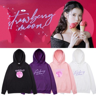 Pre เสื้อฮู้ด IU Strawberry moon