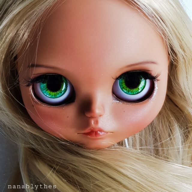 💥ตุ๊กตาบลายธ์คัสตอมพร้อมส่ง💥 Black Skin บอดี้ข้อต่อ Blythe Custom มือ 1