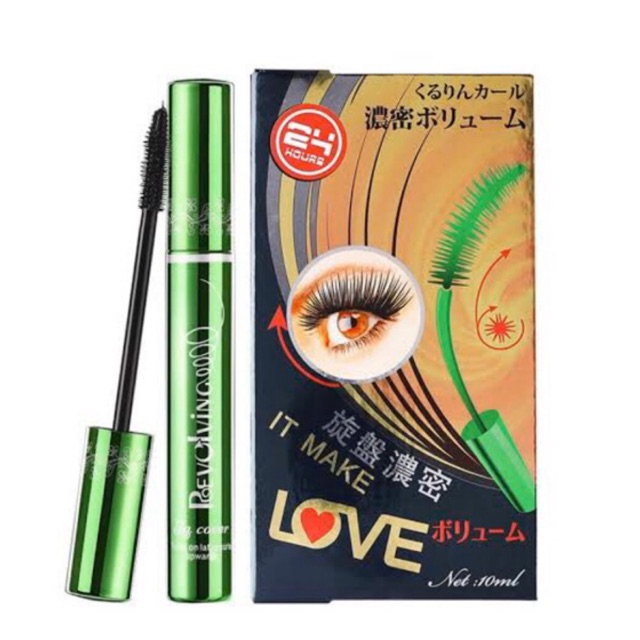 BQ COVER ,EXTENTION MASCARA มาสคาร่าเขียว ของแท้ ฉลากไทย