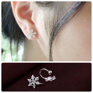 Snowflakes ear cuff