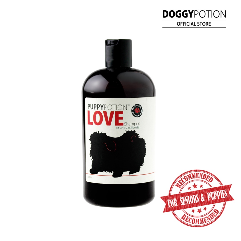 Puppy Potion Love Shampoo ขนาด 500ml (สูตรสำหรับผิวแพ้ง่าย)