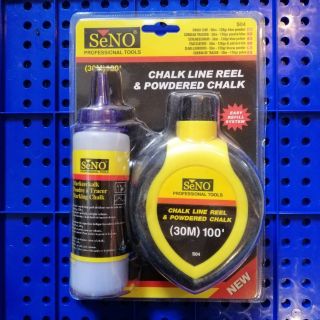 ปักเต้า ปักเต้าตีเส้นอย่างดี CHALK LINE REEL ยี่ห้อ SENO