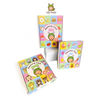 Little Monster | Memory Game & Flash Card | เกมจับคู่ภาพ | แฟรชการ์ดภาษาอังกฤษ | เสริมพัฒนาการเด็ก | 2-6 ขวบ | 2in1