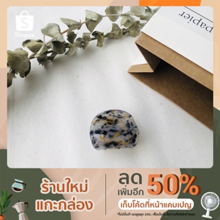 กิ๊บหนีบผมลายหินอ่อน สไตล์วินเทจ ขนาด 4x5 cm