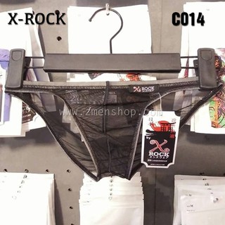 X-ROCK : Bikini Slim Fit (ดำซีทรูตาข่ายเล็ก)