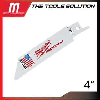 Milwaukee ใบเลื่อย EMT 49-00-5418 M12 Hackzall EMT Blade ขนาด 4 นิ้ว (5 ใบต่อแพ็ค)