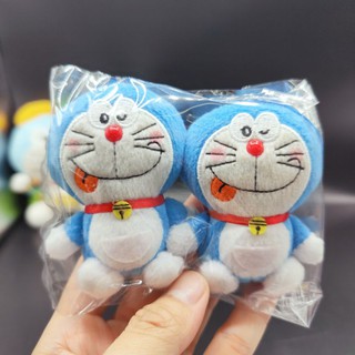 ตุ๊กตา เซต พวงกุญแจ โดราเอม่อน Doraemon สีฟ้า หายาก ขายยกเซ็ต2พวง หน้าเหมือนกัน ป้ายชัดทุกพวง ลิขสิทธิ์แท้