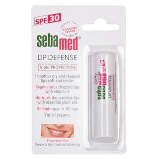 SEBAMED LIP DEFENSE SPF30 (4.8G) ลิปบำรุงริมฝีปาก ปกป้องริมฝีปากจากแสงแดด SPF30 (4.8กรัม)