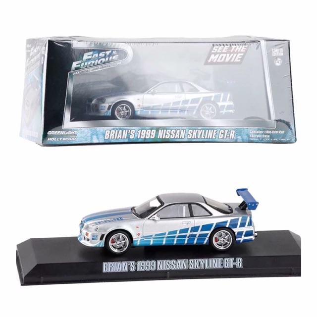 Greenlight #FAST&FURIOUS NISSAN SKYLINE GT-R✨Limited Edition✨🚦Scale 1:43 หายาก‼️