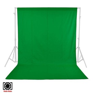 BACKGROUND MUSLIN 3X6 M. GREEN ผ้าฉากมัสลินสตูดิโอ ขนาด 3x6เมตร สีเขียว