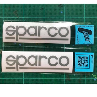 Sparco สติ๊กเกอร์ติดรถยนต์ 1 ชิ้น