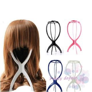 ❤FD❤ Support High Qulity Wigs Display Stand Hair Accessories Portable Folding Wig Hat Hair Holder Support Display