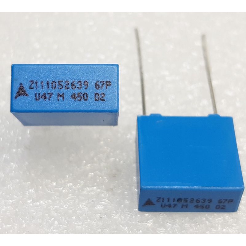 Epcos b3267 0.47uf 474 470nf 450v Metallized Polyptopylene Film Capacitor ตัวเก็บประจุ คาปาฅิเตอร์ ชนิด MKP