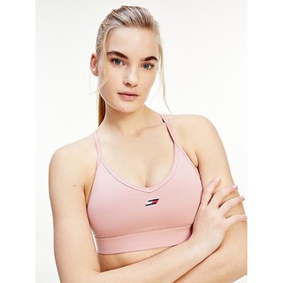 พร้อมส่ง T16 Sport Bra Tommy Hilfiger สีชมพู ของแท้