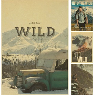 ขายดี วอลเปเปอร์ วอลเปเปอร์ ลายภาพยนตร์ Into the Wild Nostalgia สไตล์เรโทร คลาสสิก สําหรับตกแต่งบ้าน