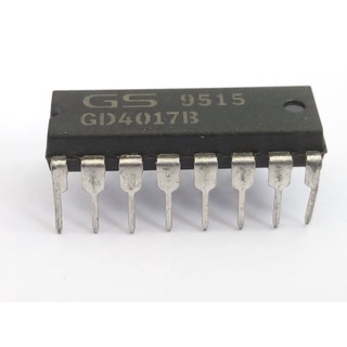 GD4017B / GOLDSTAR / IC / DIP / 16 PIN /1 PIECES