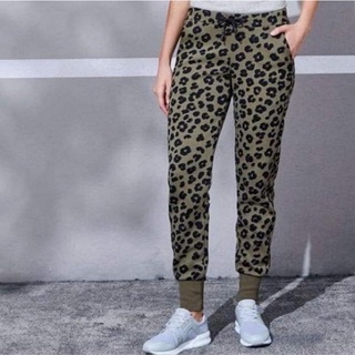 กางเกงวอร์ม Cheetah Pants ลายสวยมาก ผ้าเนื้อดี S M L ยุโรป เหมือนแบบ 100%