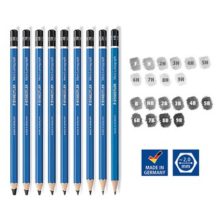 ราคาดินสอสเก็ต ดินสอแรเงา ดินสอวาดรูป ดินสอเขียนแบบ ดินสอทำข้อสอบ สเตทเลอร์ STAEDTLER Mars Lumograph  [S24]
