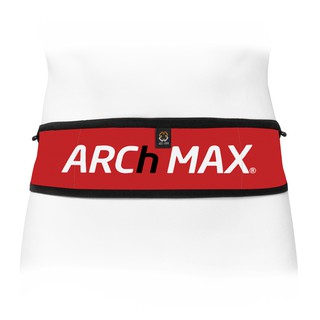 ARChMAX เข็มขัดวิ่งคาดเอวใส่ของ น้ำหนักเบา Belt Run - Red