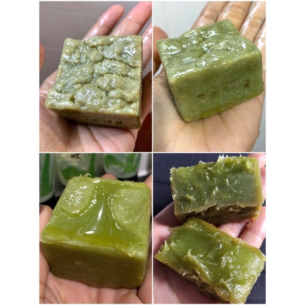 สบู่ผักสด ธรรมชาติ อ่อนโยนมาก ลดสิวอุดตัน สิวผด ล้างเครื่องสำอางค์หมดจด