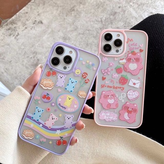 🐰🐰CS48 เคสโทรศัพย์มือถือ สีใสสกรีนย์ลายกระต่ายน่ารักๆ สินค้าพร้อมส่ง🐰🐰