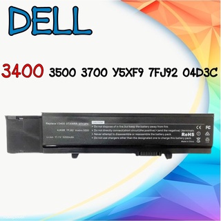 Battery Notebook Dell Vostro 3400 Series Vostro 3400 3500 3700 Series Y5XF9 7FJ92 04D3C