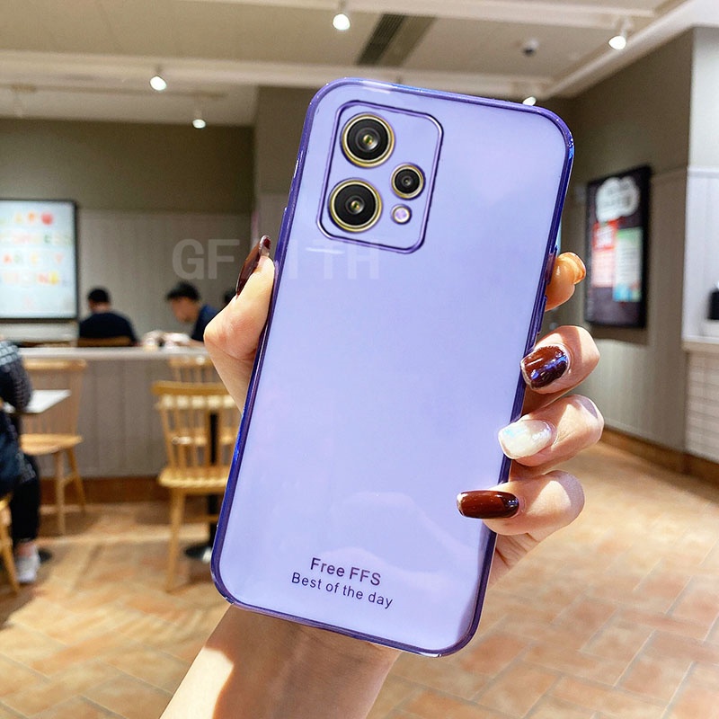 2022 เคสโทรศัพท์ Realme Narzo 50 Pro 5G / Narzo 50 5G 4G / Narzo 50A Prime / Realme9 4G 5G / Realme 9 Pro+ Free Fire New Luxury Bling Electroplating Soft Case Cover Camera Lens เคส RealmeNarzo50Pro #8