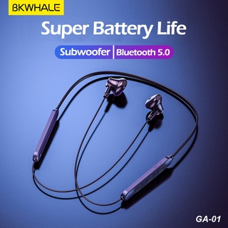 Bkwhale GA-01 ชุดหูฟังบลูทูธไร้สาย แบบอินเอียร์ เป็นกลาง เหม…