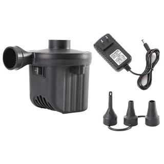 Electric Pump Dual purp เครื่องสูบลม ที่สูบลม ปั๊มเป่าลมยาง ที่สูบลมไฟฟ้า พกพา สูบลมไฟฟ้า 3 in 1 พกพาได้ พร้อมหัว 3 ขนาด