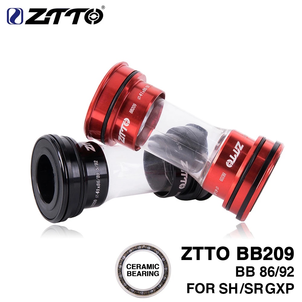Ztto วงเล็บด้านล่าง BB209 เซรามิคกด Fit สําหรับ BB92 BB90 BB86 กรอบใช้งานร่วมกับจักรยาน MTB 24 มม.22 มม.Crankset Universal