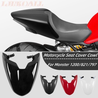 Monster821 Seat Cover Cowl Fairing Solo Motorcycle Rear Passenger Pillion For Ducati Monster 1200 797 2017-2022 2021 202