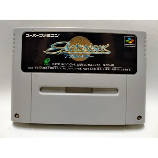 ตลับเกม Actraiser 1 Action+Rpg+บริหาร  ของ Super Nintendo หรือSFC