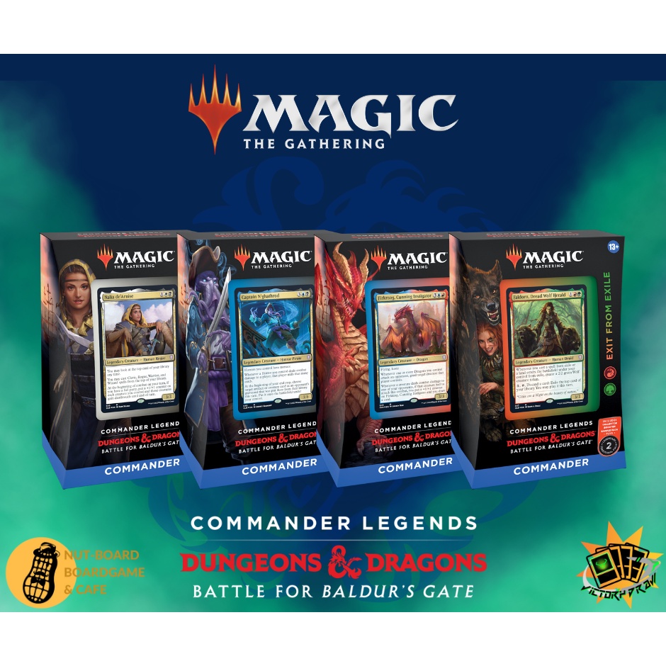 MTG Commander Legends: Dungeons and Dragons Battle of Baldur's Gate Commander Deck