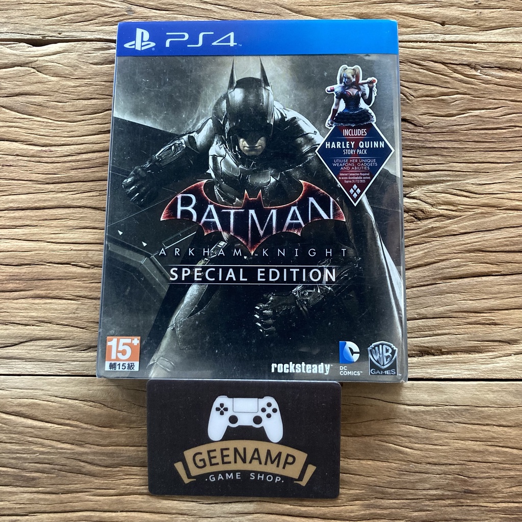 PS4 [มือ2] Batman : Arkham Knight : กล่องเหล็ก (R3/ASIA) # Bat man # ArkhamKnight # STEELBOOK