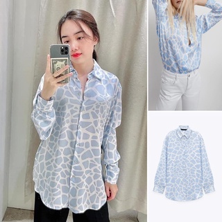 Zara เสื้อซาติน ใหม่