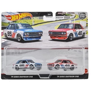 [พร้อมส่ง] รถเหล็ก HOTWHEELS PREMIUM ของแท้ 2 Pack 71 BRE DATSUN 510 HWP2021_#HBM00